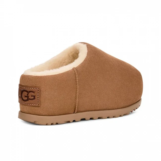 картинка UGG Pumped Slide Chestnut магазин Одежда+ являющийся официальным дистрибьютором в России 