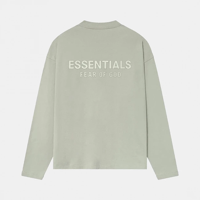 Fear of God ESSENTIALS Classic Long Sleeve Tee Abbey Stone