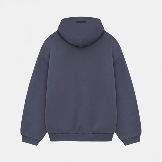 картинка Fear of God Essentials Fleece Hoodie Marine магазин Одежда+ являющийся официальным дистрибьютором в России 
