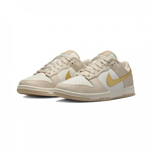 картинка Nike Dunk Low WMNS "Phantom Metallic Gold" магазин Одежда+ являющийся официальным дистрибьютором в России 