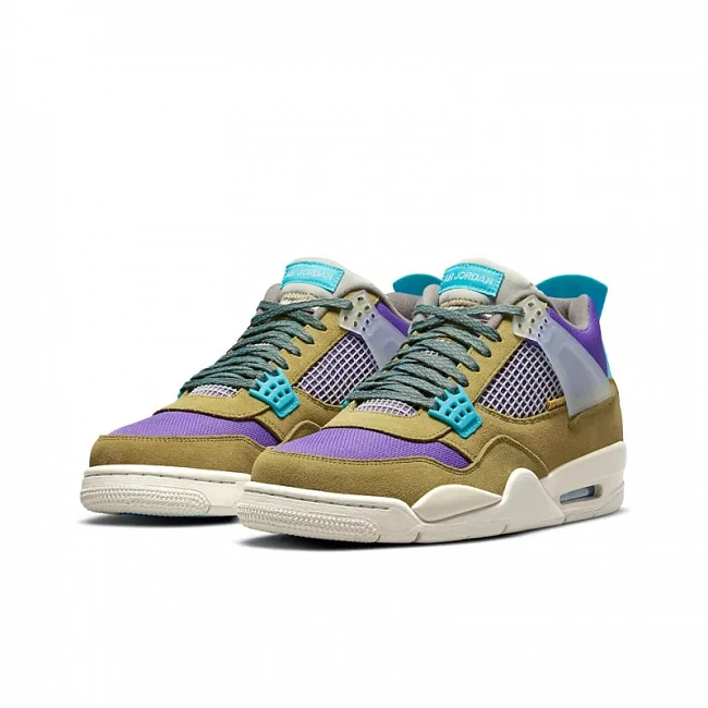 картинка Nike Air Jordan 4 Retro SP "30th Anniversary Union Desert Moss" магазин Одежда+ являющийся официальным дистрибьютором в России 