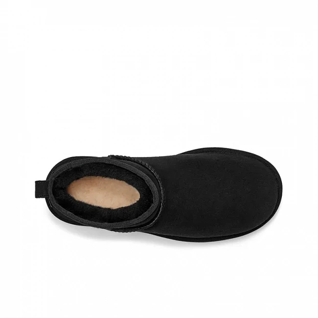 картинка UGG Classic Ultra Mini Black магазин Одежда+ являющийся официальным дистрибьютором в России 