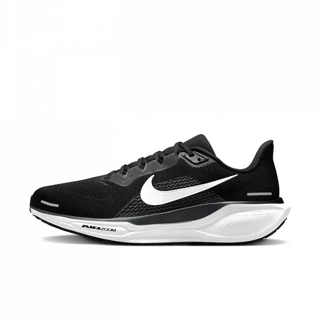 картинка Nike Air Zoom Pegasus 41 Extra Wide Black магазин Одежда+ являющийся официальным дистрибьютором в России 