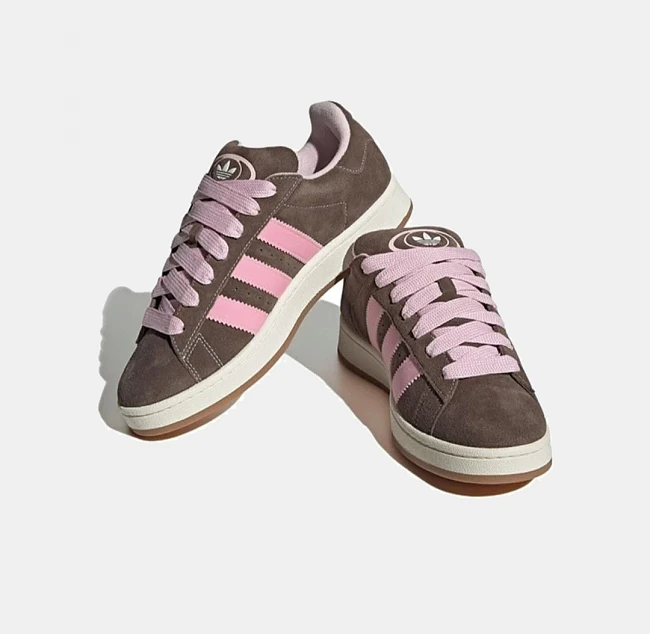картинка Adidas Campus 00s "Dust Cargo Clear Pink" магазин Одежда+ являющийся официальным дистрибьютором в России 