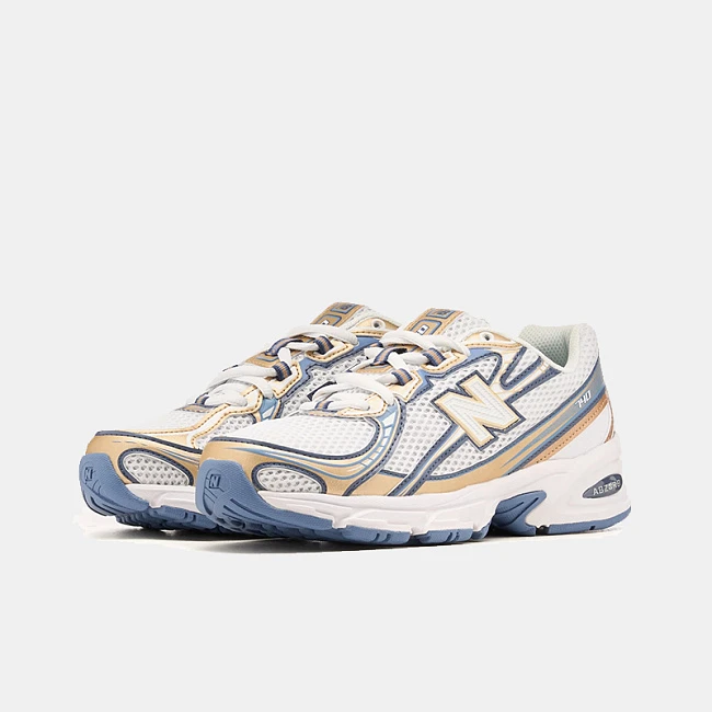 картинка New Balance 740 Heron Blue / Vintage Indigo магазин Одежда+ являющийся официальным дистрибьютором в России 