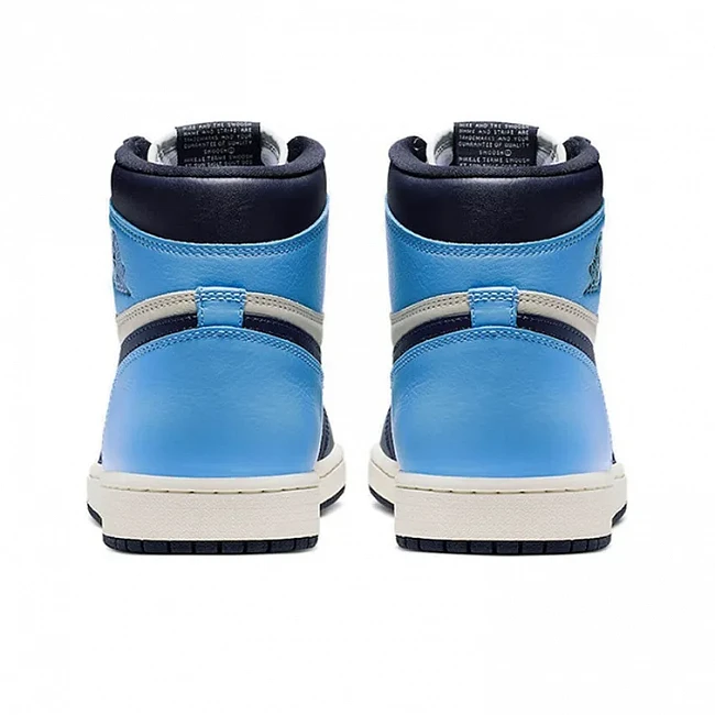 картинка Nike Air Jordan 1 High OG "Obsidian/University Blue" магазин Одежда+ являющийся официальным дистрибьютором в России 