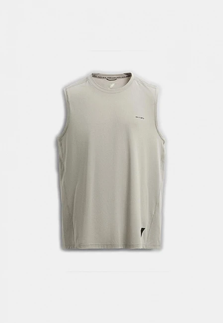 Zara Basic Technical Tank Top Stone / Light Beige