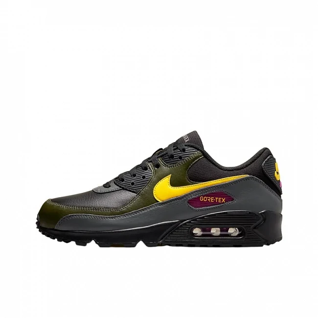 картинка Nike Air Max 90 Gore-Tex Black Cargo Khaki магазин Одежда+ являющийся официальным дистрибьютором в России 