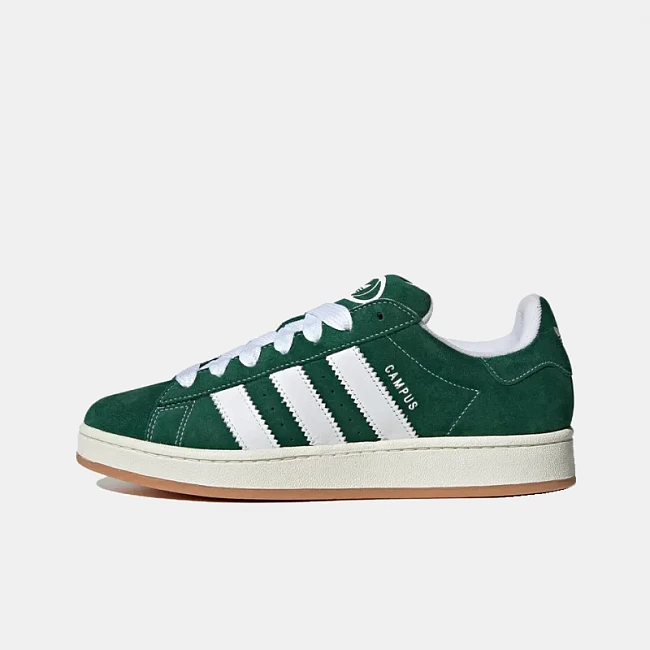 картинка Adidas Campus 00s "Dark Green Cloud White" магазин Одежда+ являющийся официальным дистрибьютором в России 
