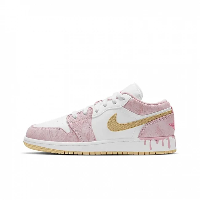 картинка Nike Air Jordan 1 Low Paint Drip магазин Одежда+ являющийся официальным дистрибьютором в России 