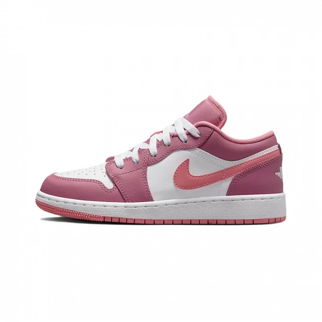 картинка Nike Air Jordan 1 Low GS "Desert Berry" магазин Одежда+ являющийся официальным дистрибьютором в России 