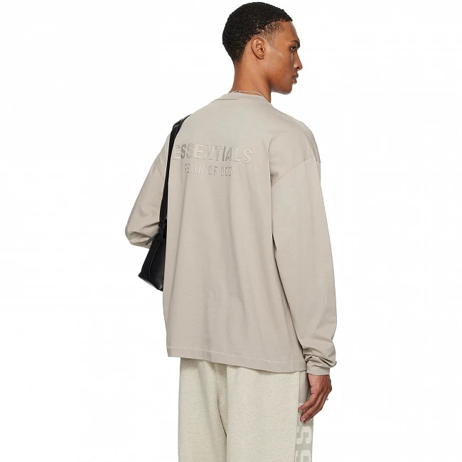 Fear of God ESSENTIALS Classic Long Sleeve Tee Timber