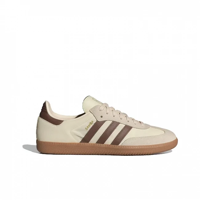 картинка Adidas Samba Cream White Preloved Brown магазин Одежда+ являющийся официальным дистрибьютором в России 