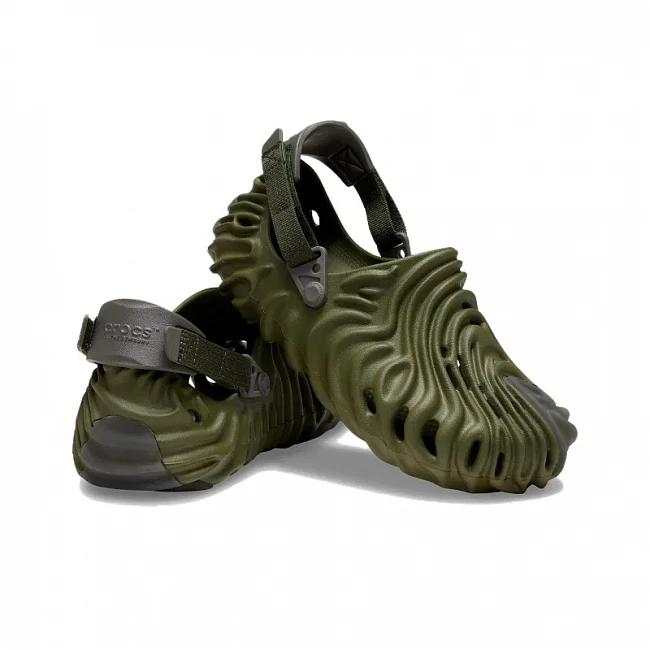 картинка Crocs Pollex Clog by Salehe Bembury "Cucumber" магазин Одежда+ являющийся официальным дистрибьютором в России 