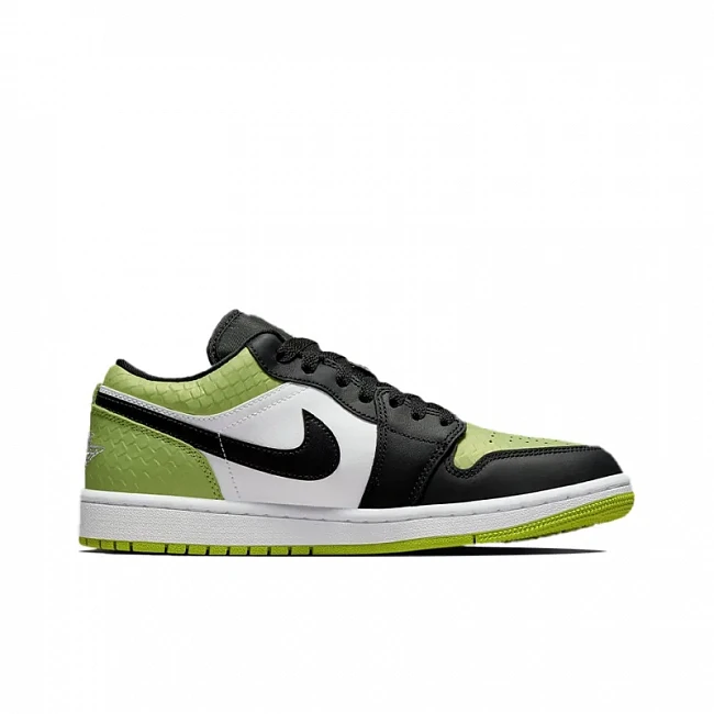 картинка Nike Air Jordan 1 Low "Snakeskin Vivid Green'' магазин Одежда+ являющийся официальным дистрибьютором в России 