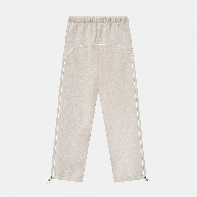Fear of God ESSENTIALS Relaxed Fleece Sweatpant With Piping Heather Stone/Cloud White 2026