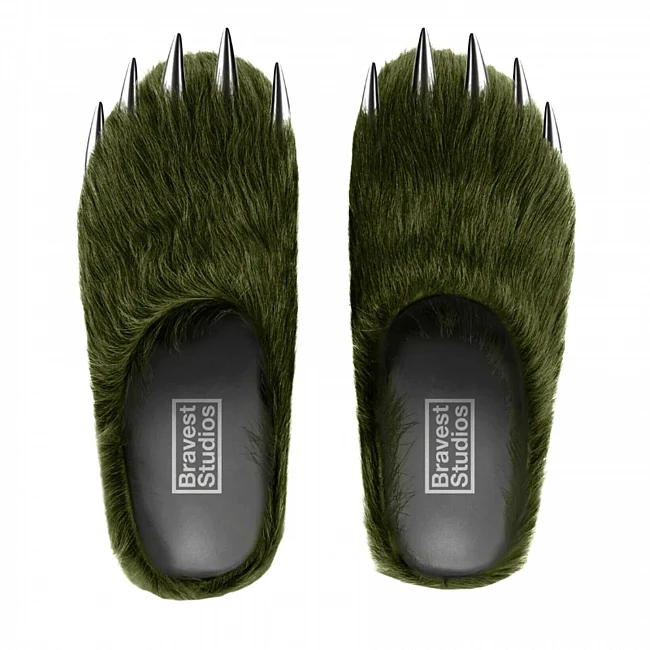 картинка Bravest Studios Green Bear Claw Mule магазин Одежда+ являющийся официальным дистрибьютором в России 