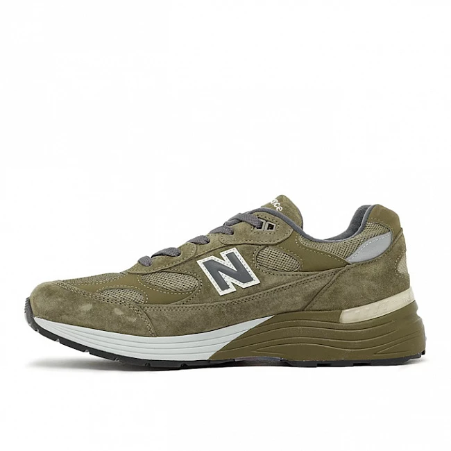 картинка New Balance U992 GL "Dark Camo Made In USA" Green магазин Одежда+ являющийся официальным дистрибьютором в России 