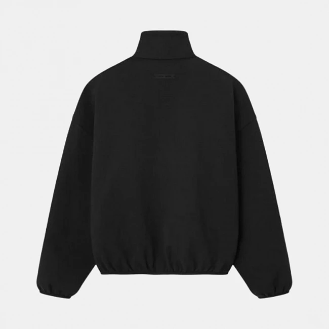 Fear of God ESSENTIALS Modern Track Jacket With Piping Jet Black