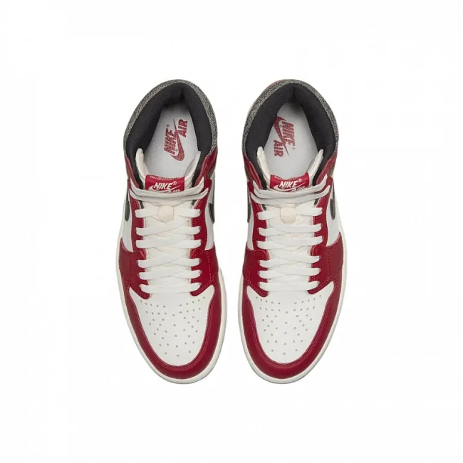 картинка Nike Air Jordan 1 Retro High OG "Chicago Lost and Found" магазин Одежда+ являющийся официальным дистрибьютором в России 