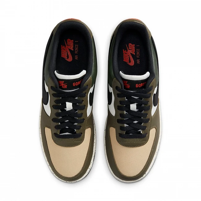 картинка Nike Air Force 1 Gore-Tex Medium Olive/Black-Carbon Green магазин Одежда+ являющийся официальным дистрибьютором в России 