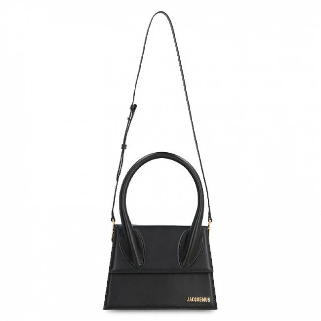 картинка Jacquemus The big little handbag Black магазин Одежда+ являющийся официальным дистрибьютором в России 