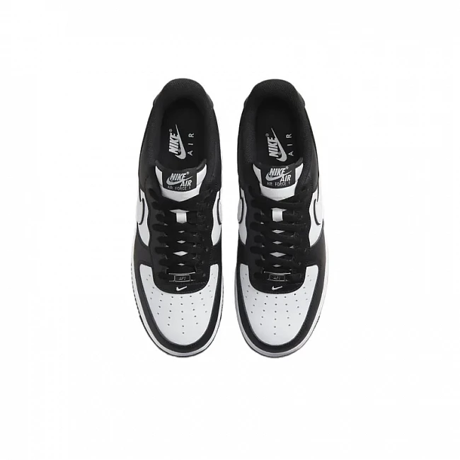 картинка Nike Air Force 1 Low '07 White Swoosh Panda магазин Одежда+ являющийся официальным дистрибьютором в России 