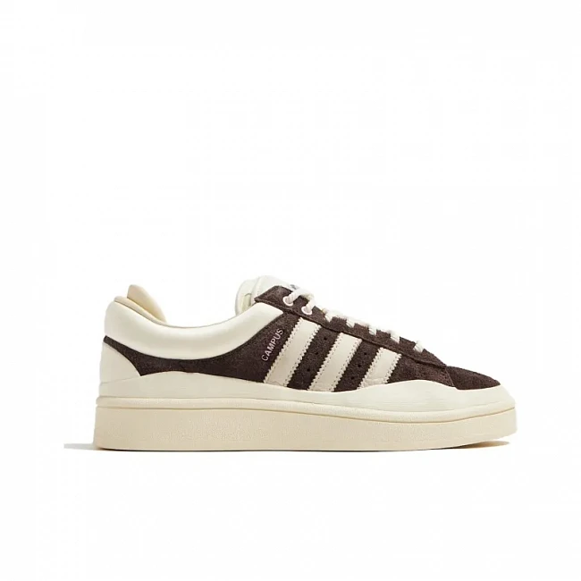 картинка Adidas Bad Bunny x Campus Deep Brown магазин Одежда+ являющийся официальным дистрибьютором в России 