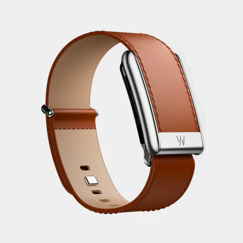 картинка Ремешок Whoop 5.0 Leatherluxe Chestnut Cream магазин Одежда+ являющийся официальным дистрибьютором в России 