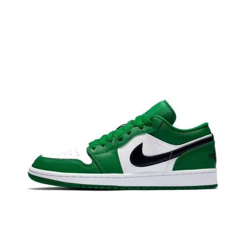 картинка Nike Air Jordan 1 Low "Pine Green" магазин Одежда+ являющийся официальным дистрибьютором в России 