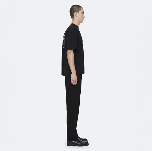 AllSaints Underground Oversized Cotton T-Shirt Jet Black