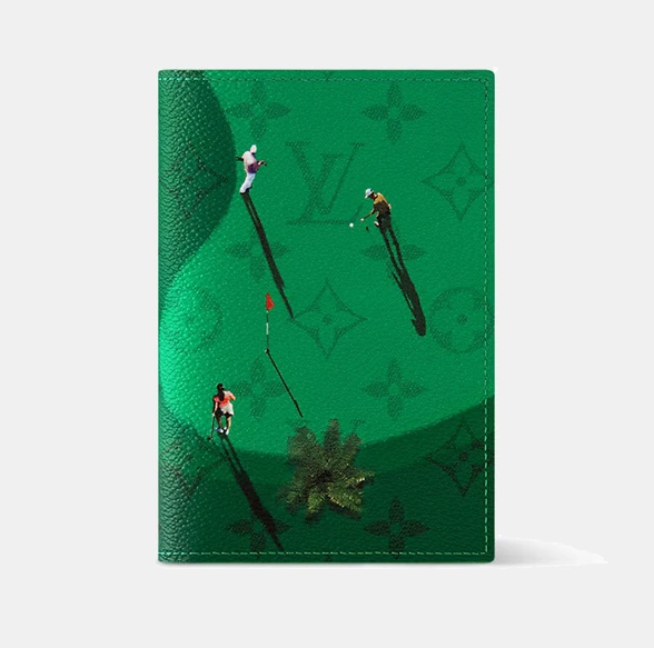 Обложка для паспорта Louis Vuitton Passport Cover Monogram Sports & Leisure Deep Green