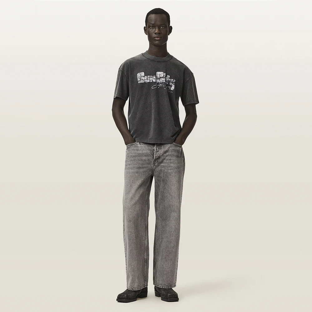 AllSaints Sun City Short Sleeve Boxy Graphic T-Shirt