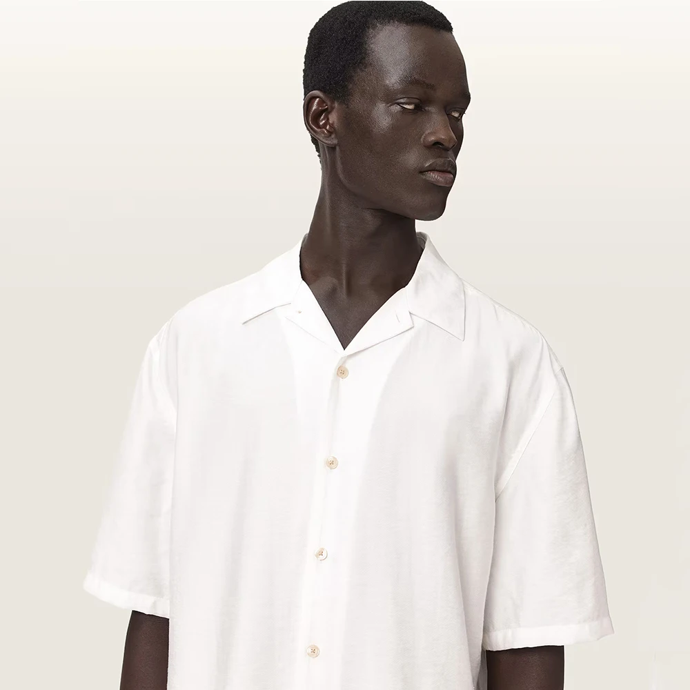 AllSaints Purley Oversized Short Sleeve Shirt