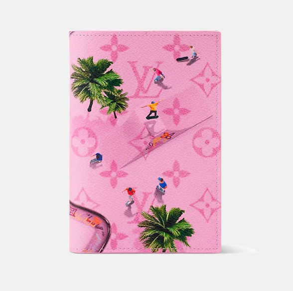 Обложка для паспорта Louis Vuitton Passport Cover Monogram Sports & Leisure Pink