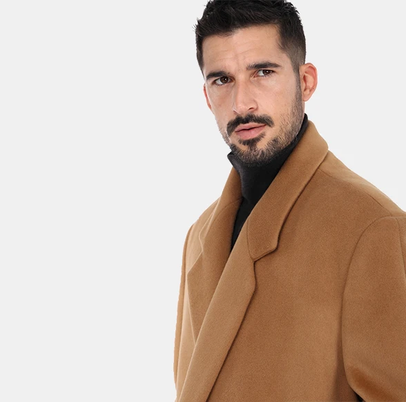 OG Alpaca Wool Long Coat — Camel