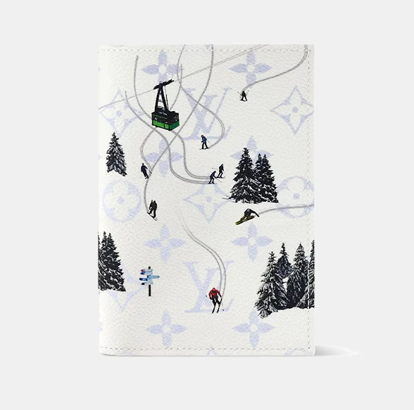 Обложка для паспорта Louis Vuitton Passport Cover Monogram Sports & Leisure White