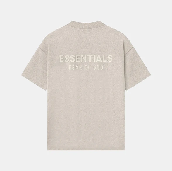 Fear of God Essentials Classic Short Sleeve Tee Heather Stone