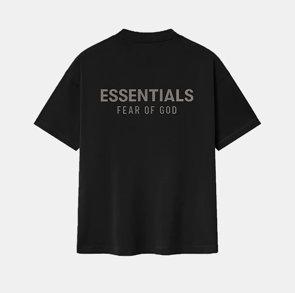 Fear of God Essentials Classic Fit Tee Jet Black