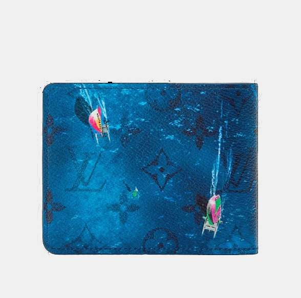 Бумажник Louis Vuitton Multiple Wallet Monogram Sports & Leisure Navy