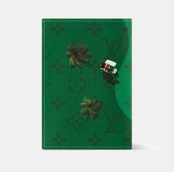 Обложка для паспорта Louis Vuitton Passport Cover Monogram Sports & Leisure Deep Green