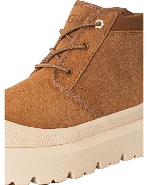 картинка UGG Neumel Weather Hybrid Chestnut/Whitecap магазин Одежда+ являющийся официальным дистрибьютором в России 