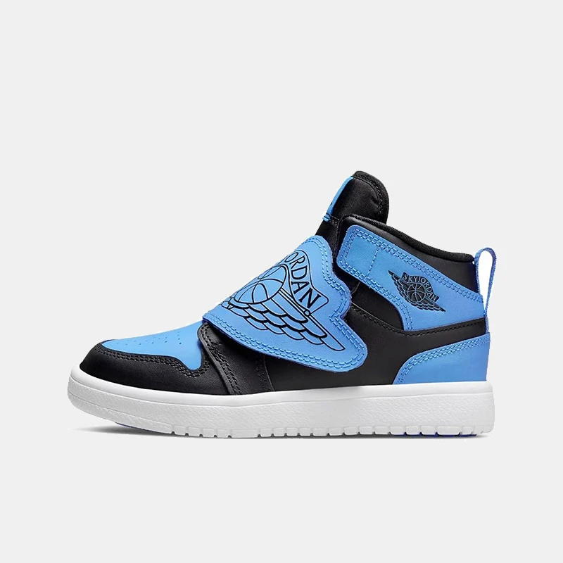 Nike Kid's Air Jordan 1 Black Blue