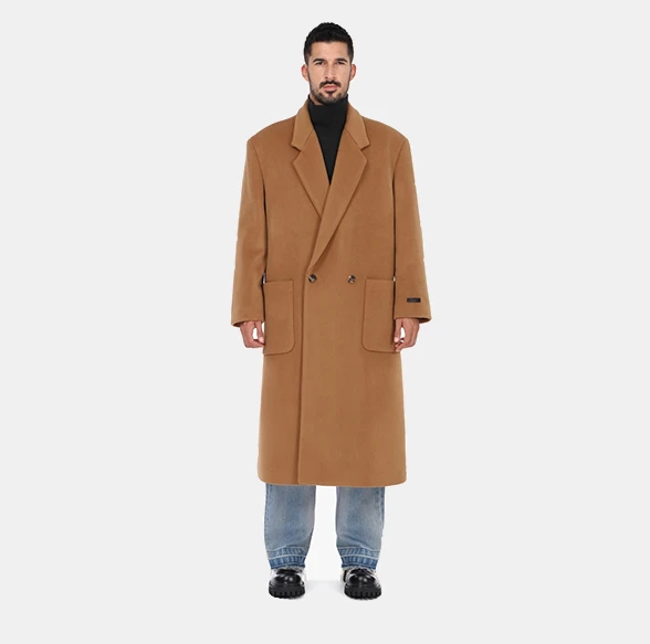 OG Alpaca Wool Long Coat — Camel