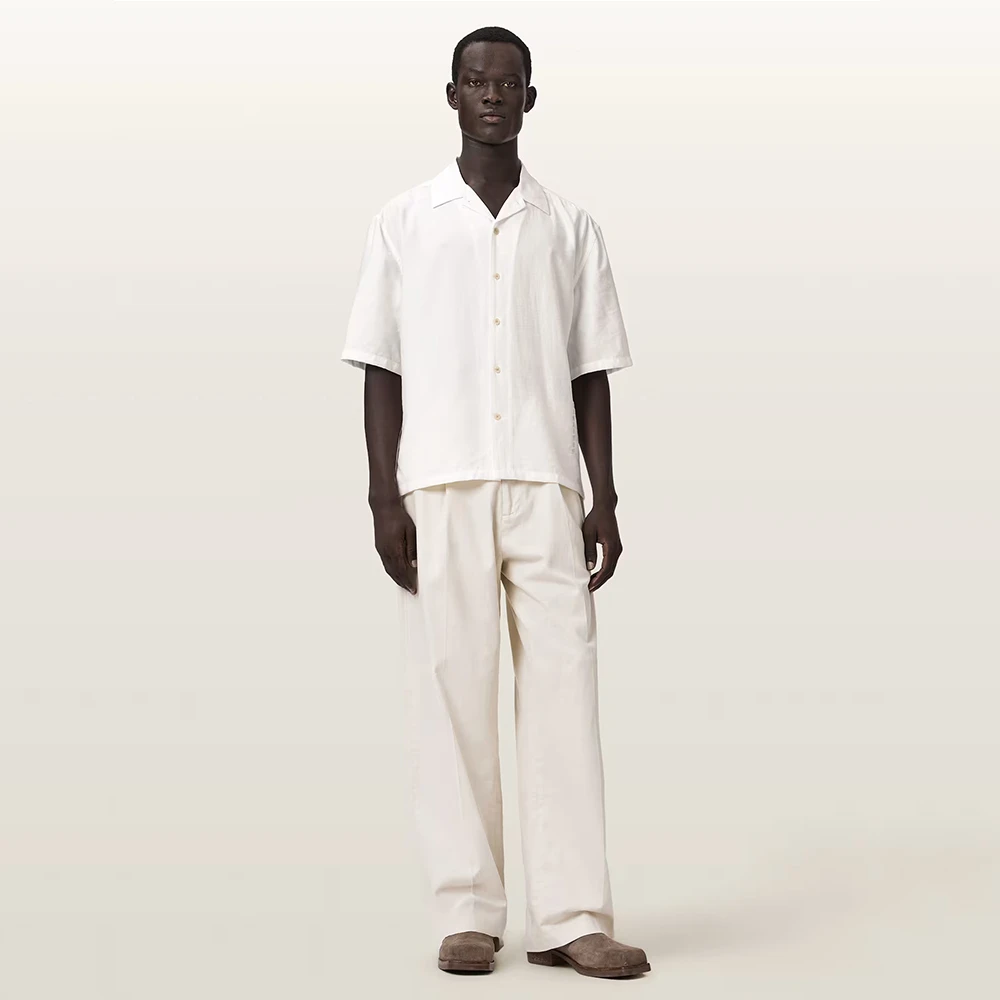 AllSaints Purley Oversized Short Sleeve Shirt