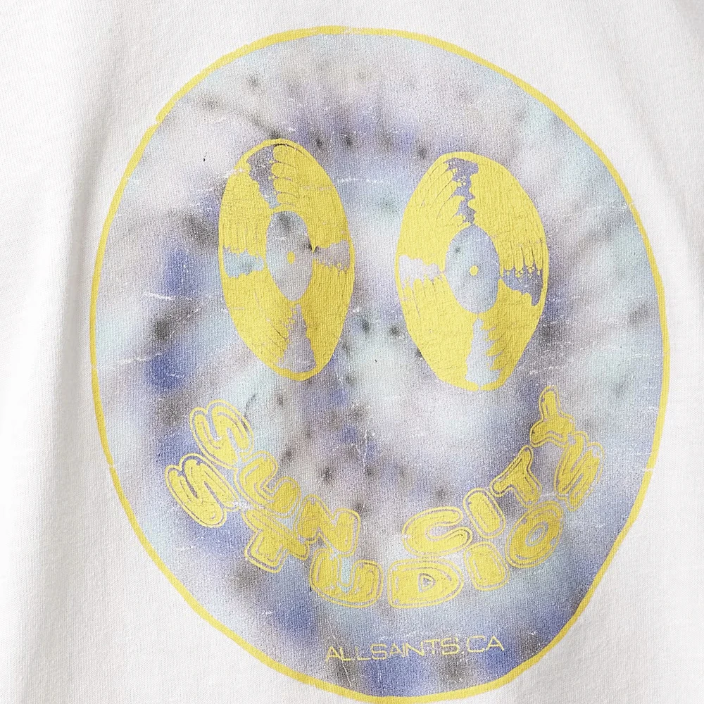 AllSaints Spun Out Boxy Short Sleeve Graphic T-Shirt