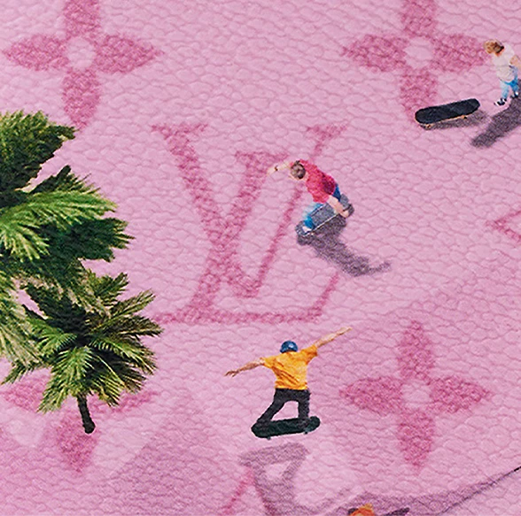Обложка для паспорта Louis Vuitton Passport Cover Monogram Sports & Leisure Pink