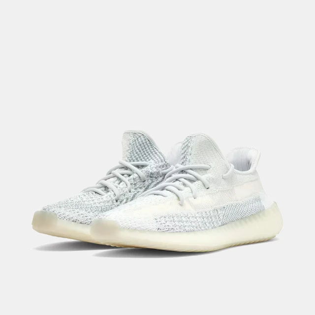 картинка Adidas Yeezy Boost 350 V2 "Cloud White" Reflective магазин Одежда+ являющийся официальным дистрибьютором в России 