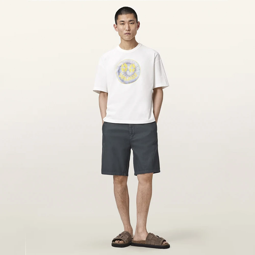 AllSaints Spun Out Boxy Short Sleeve Graphic T-Shirt