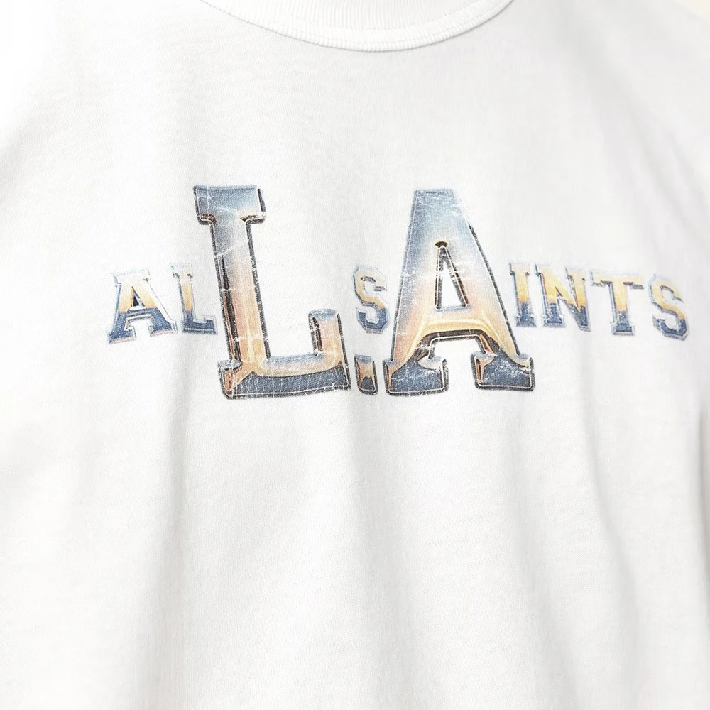 AllSaints Angelino Boxy Short Sleeve Graphic T-Shirt